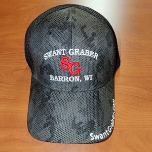 Swant Graber Motors Barron Wisconsin Black Adjustable Baseball Cap Hat